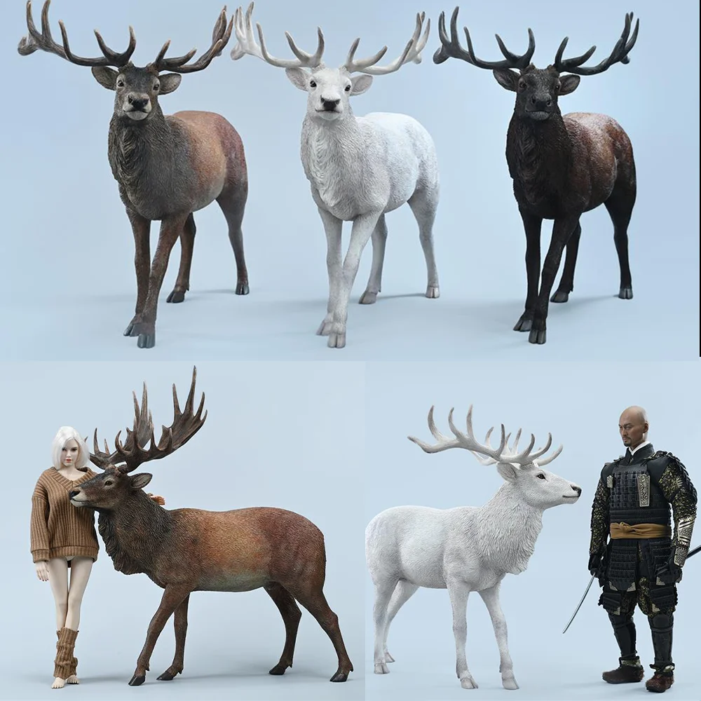 Modelo de cena soldado rena com destacável cervos antlers estático animal, action figure acessórios, escala 1/6, JXK210, 12 ", Em Stock