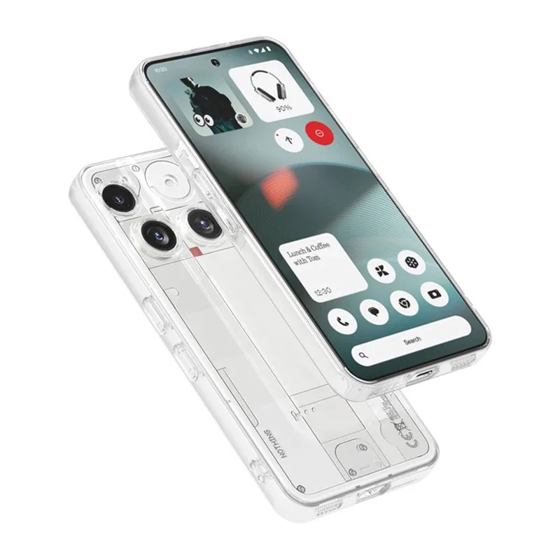 Чехлы для телефонов Nothing Phone 3 5G 2A Plus + 3A Pro 3APro CMF 1 2 Мягкая защита от падения Прозрачная мягкая задняя крышка из ТПУ Carcase Coques