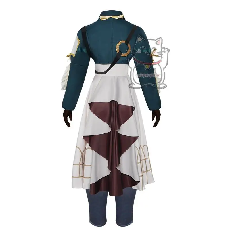 Carnival Halloween Carnival Cosplay Anime Violet Evergarden Pre holiday Carnival Fairy Dress Green New