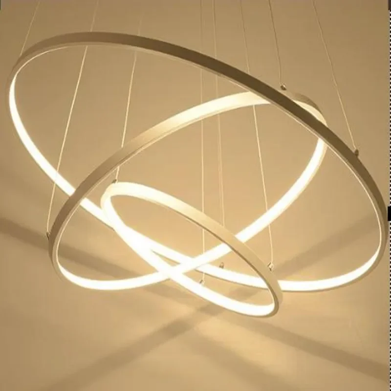 40cm 60cm 80cm Modern Led Ceiling Lights For Living Room Acrylic Stainless  Lamp Lustre Lamparas De Techo Bar Home