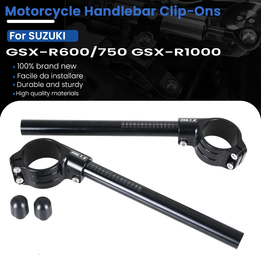 

Motorcycle Handlebar Clip-Ons Fork Handle Bars Clip ons For SUZUKI GSX-R600/750 2007-2011 GSXR-1000R 2005-2023