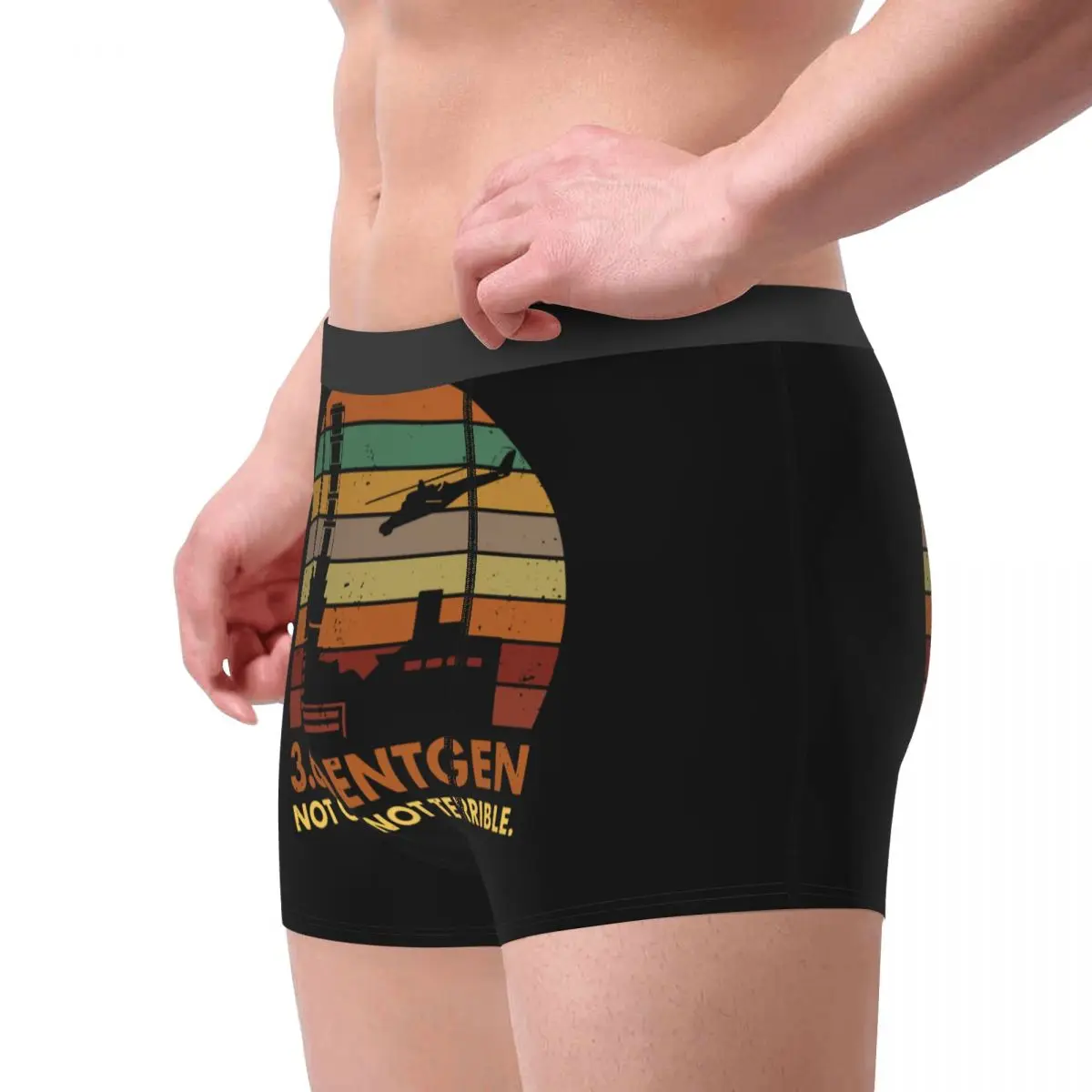 Men 3.6 Roentgen Not Great Not Terrible Chernobyl TV Show Nuclear Radiation Underwear Sexy Boxer Shorts Panties Homme Underpants