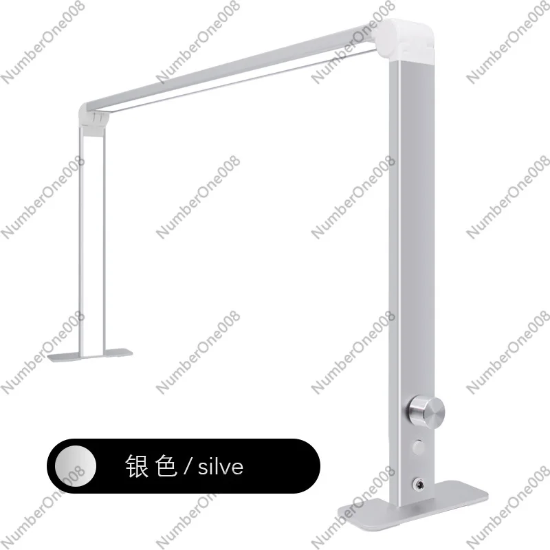 

Folding LED Half Moon Desk Lamp for Nail Salon Table, 180° Shadowless Cold Light, Large Makeup & Tattoo Lighting