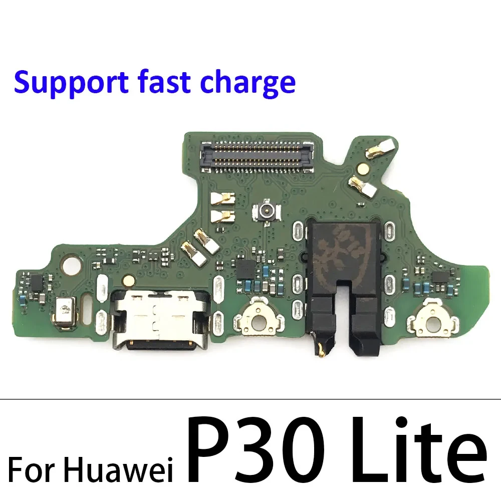 Tested For Huawei P9 P10 P20 P30 Pro Lite Plus P20Pro P40 Lite E USB Charging Socket Port Dock Charger Connector Board