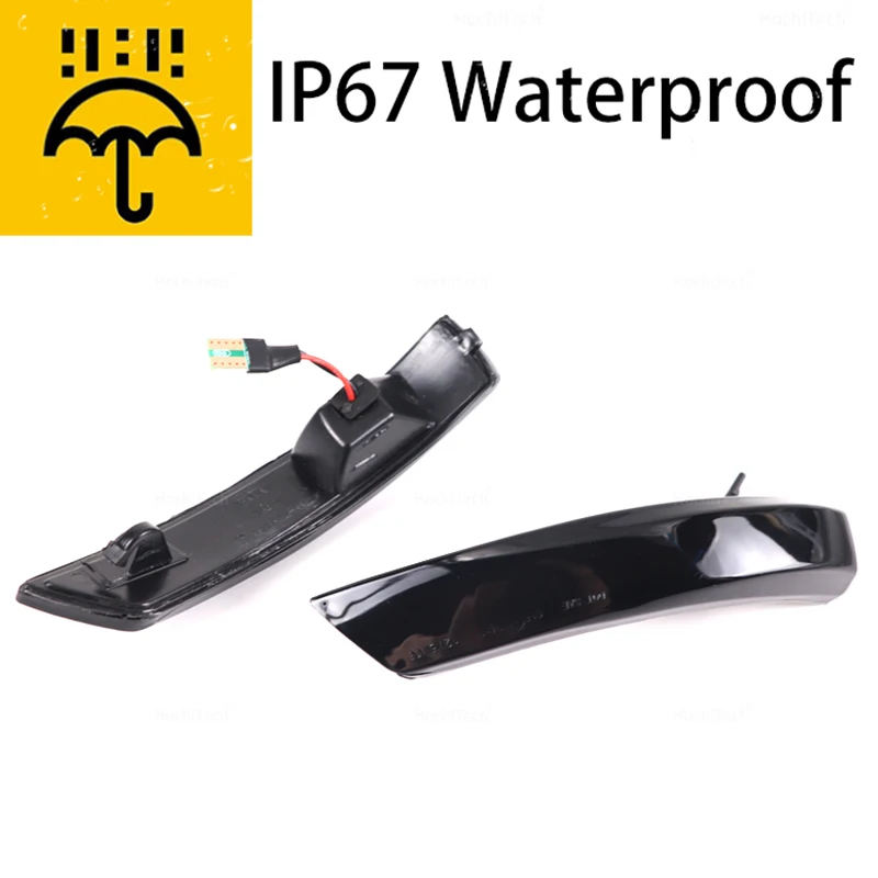 For Ford Focus Mk3 LED Light 2 3 Mk2 Mondeo Mk4 Turn Signal Lamp Flowing Side Wing Rear View Mirror Blinker Dynamic