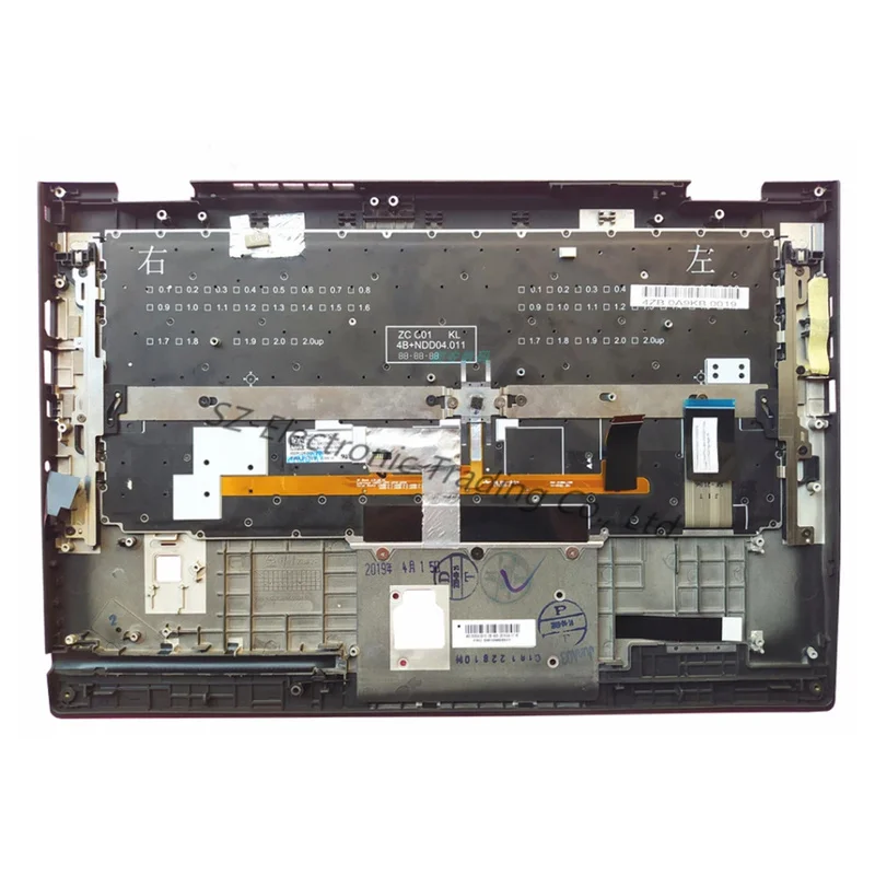 YY+NEW For Lenovo ThinkPad X1 Yoga 3rd Gen US Palmrest Keyboard Bezel Cover 02HL896