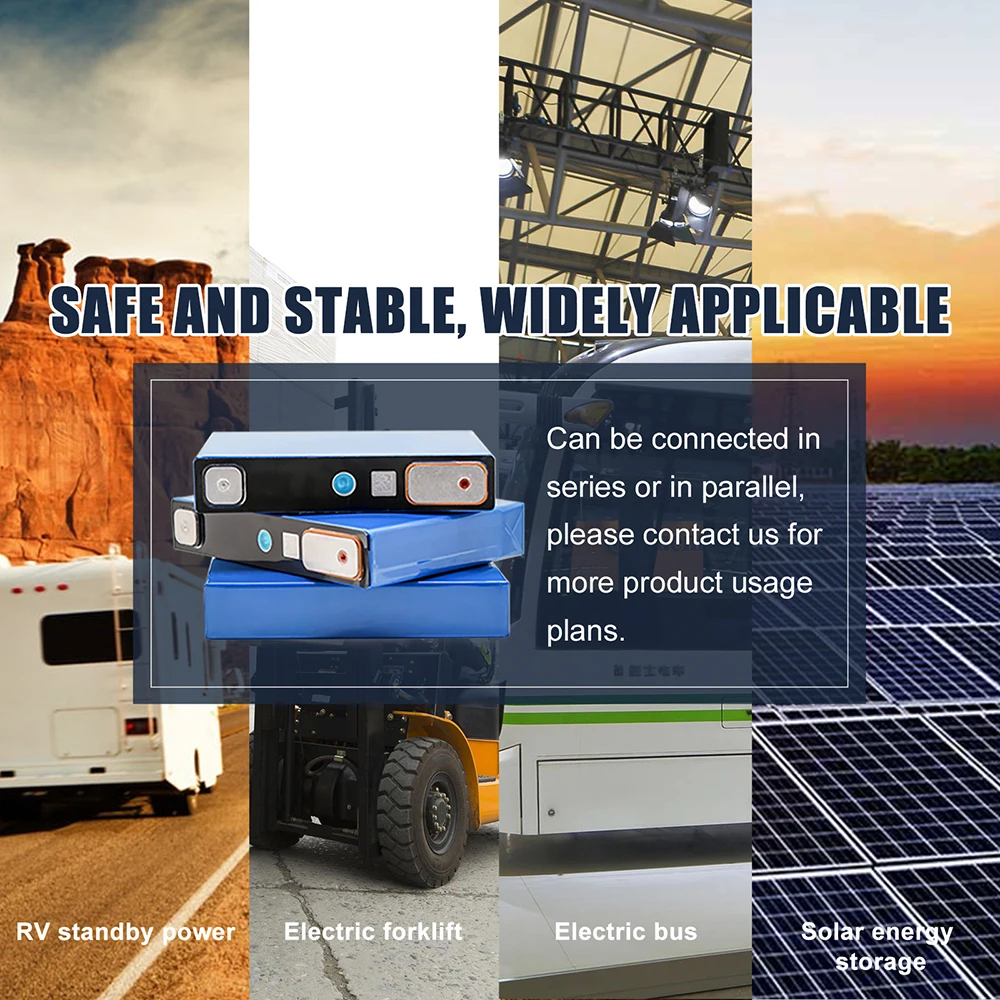 Gotion عالية الطاقة 3.2 فولت 52Ah lifepo4 بطارية ماكس 2C معدل التفريغ EV RV خلية LFP بطارية أيون الليثيوم لنظام تخزين الطاقة