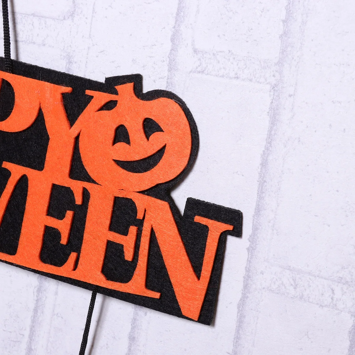 

Pumpkin Pendant Halloween Hanging Decorations Tag Happy Hanger Tags with Coat Door