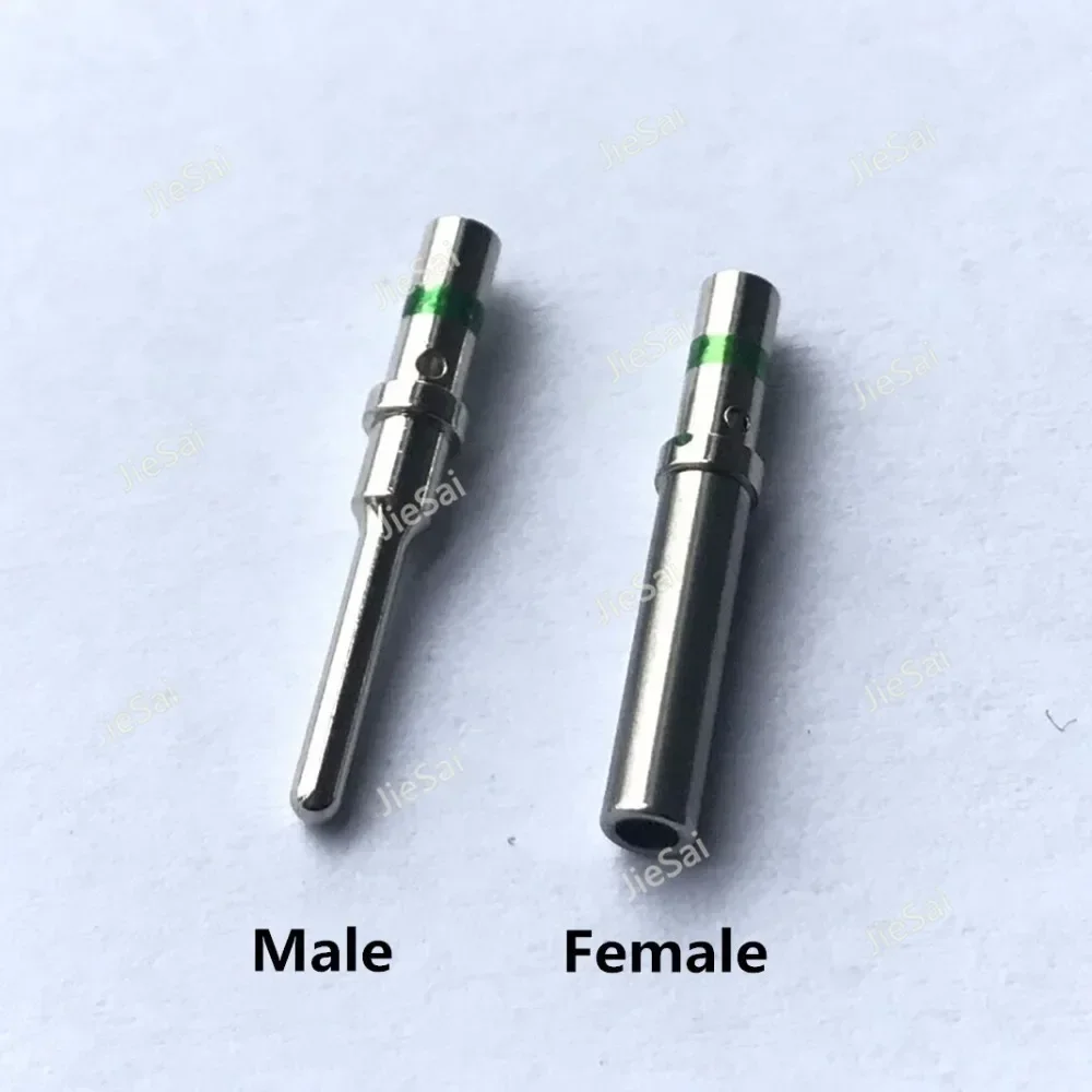 0460-215-16141 0462-209-16141 DT Pin 14-16AWG  Solid Crimp Terminal With Green Identification Stripe Stainless Steel