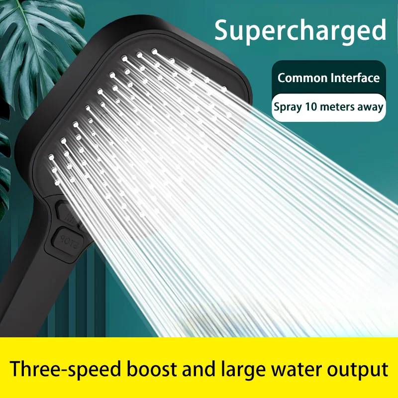 Xiaomi ارتفاع ضغط دش رئيس 3-وضع قابل للتعديل يده دش رئيس مفتاح واحد وقف توفير المياه اكسسوارات الحمام