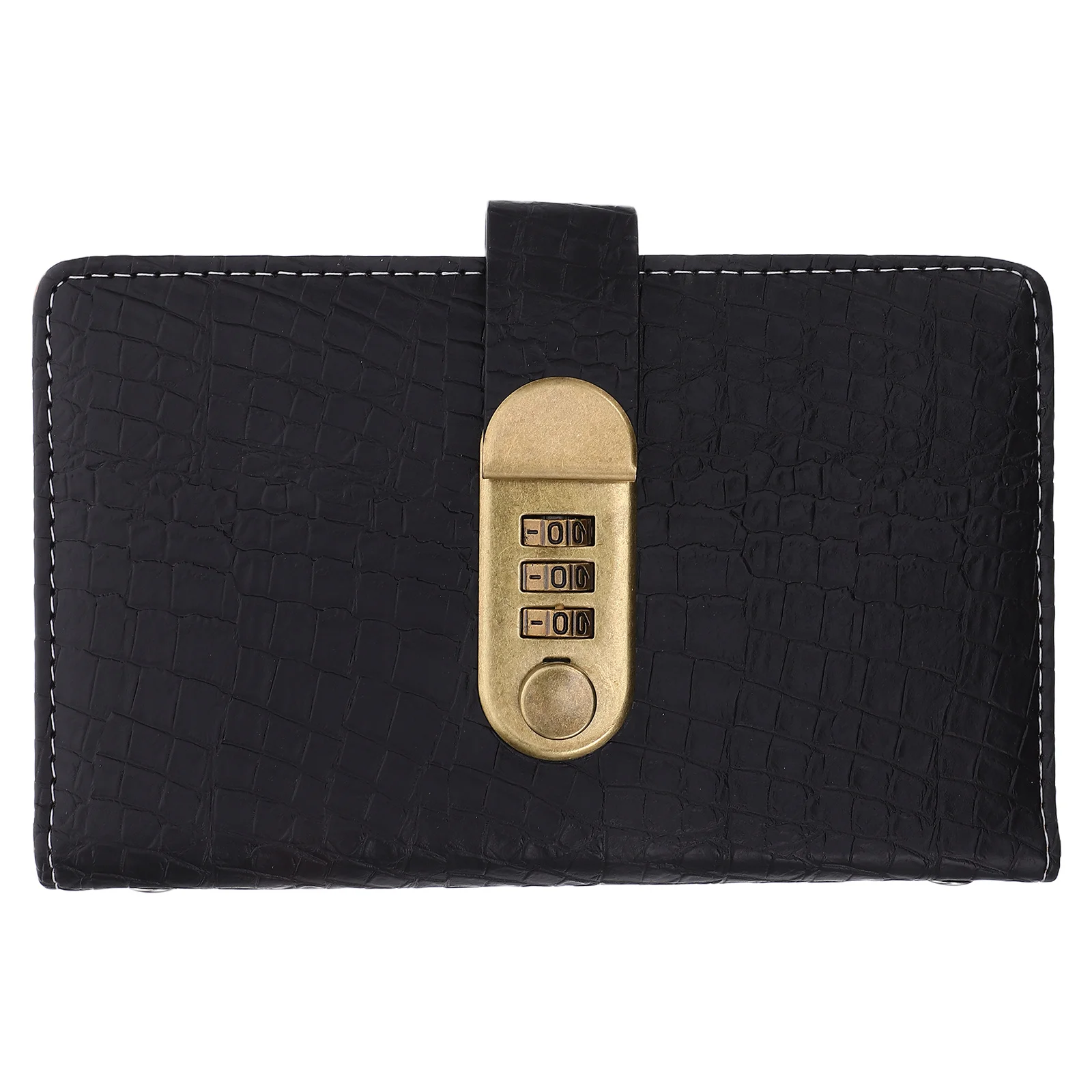قفل بكلمة مرور توفير المال الموثق التمساح Pu مقاوم للماء التوفير المنظم 3 أرقام مخطط الميزانية مقفل للعائلة #5