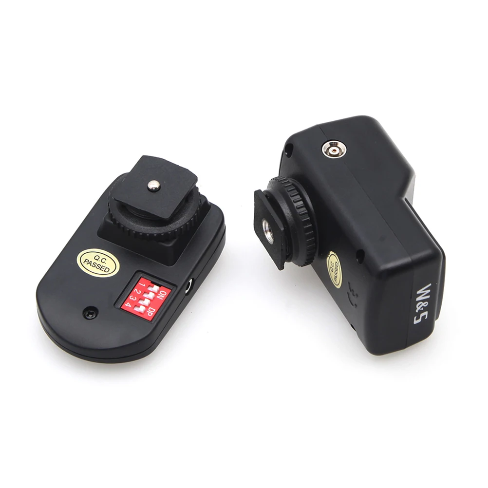 

Wireless Flash Trigger Set 30M 1/250S Sync Speed 0.01Ma Current Camera Hot Shoe Dry Powered Compatible With Nikon