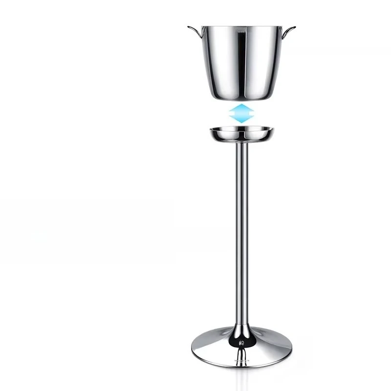Double ring vertical tall ice bucket wine set red wine champagne beer home decoration ornament