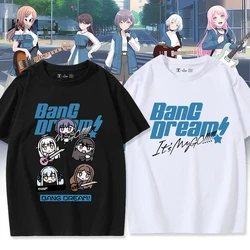 Anime BanG Dream! It's MyGO Oversized T Shirt Women Men Summer Short Sleeve T shirt Graphic Tees Streetwear