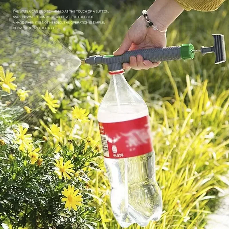 

BIESUO Watering Irrigation High Sprayer Water Pressure Flower Garden Gun Sprayer Head Juice Bottles Interface Plastic Spray