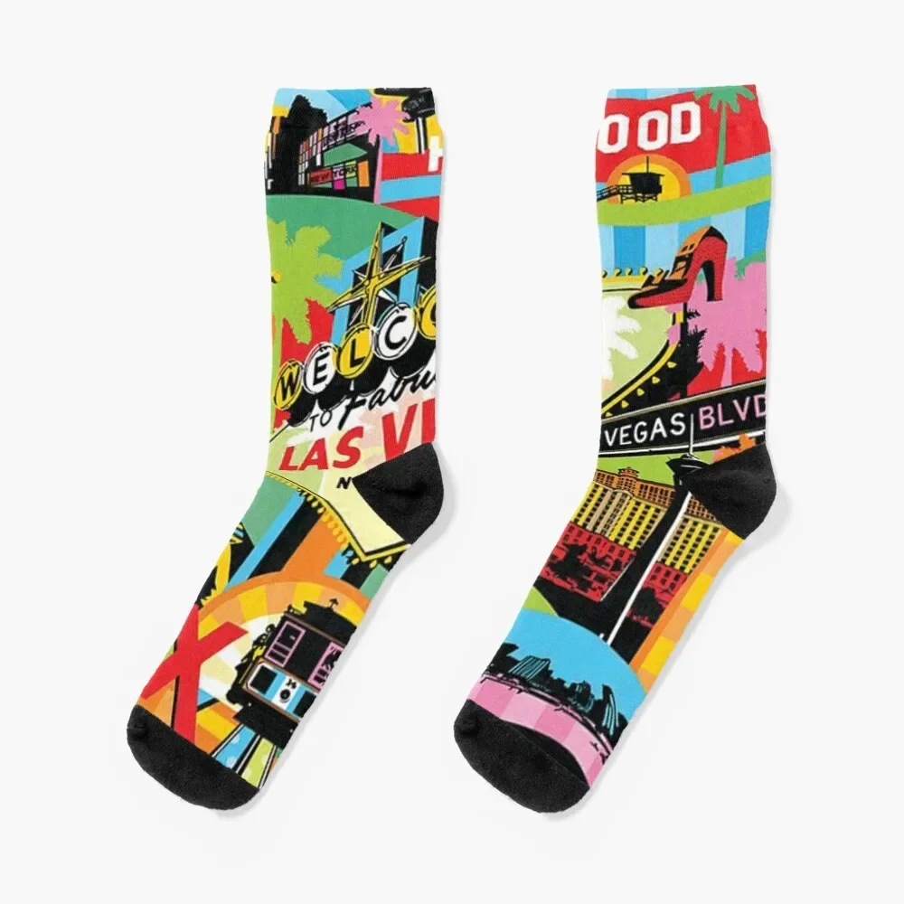 

Las Vegas Socks professional running Non-slip Rugby Children's Mens Socks Women's