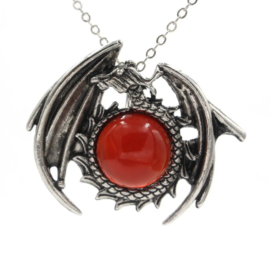 Bat Dragon Crystal Round Bead Pendants Reiki Pendulum Natural Stone Charms Crystal Fashion Jewelry 10pcs