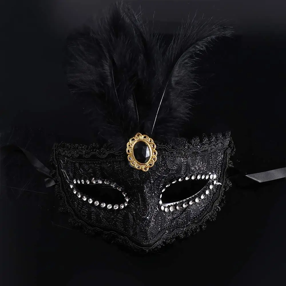 Máscara para mujeres y hombres, máscara de bailarina fantasma, accesorio para fotografía, máscara de media cara, máscaras de Halloween, accesorios de Cosplay para fiesta, suministros para fiesta de graduación