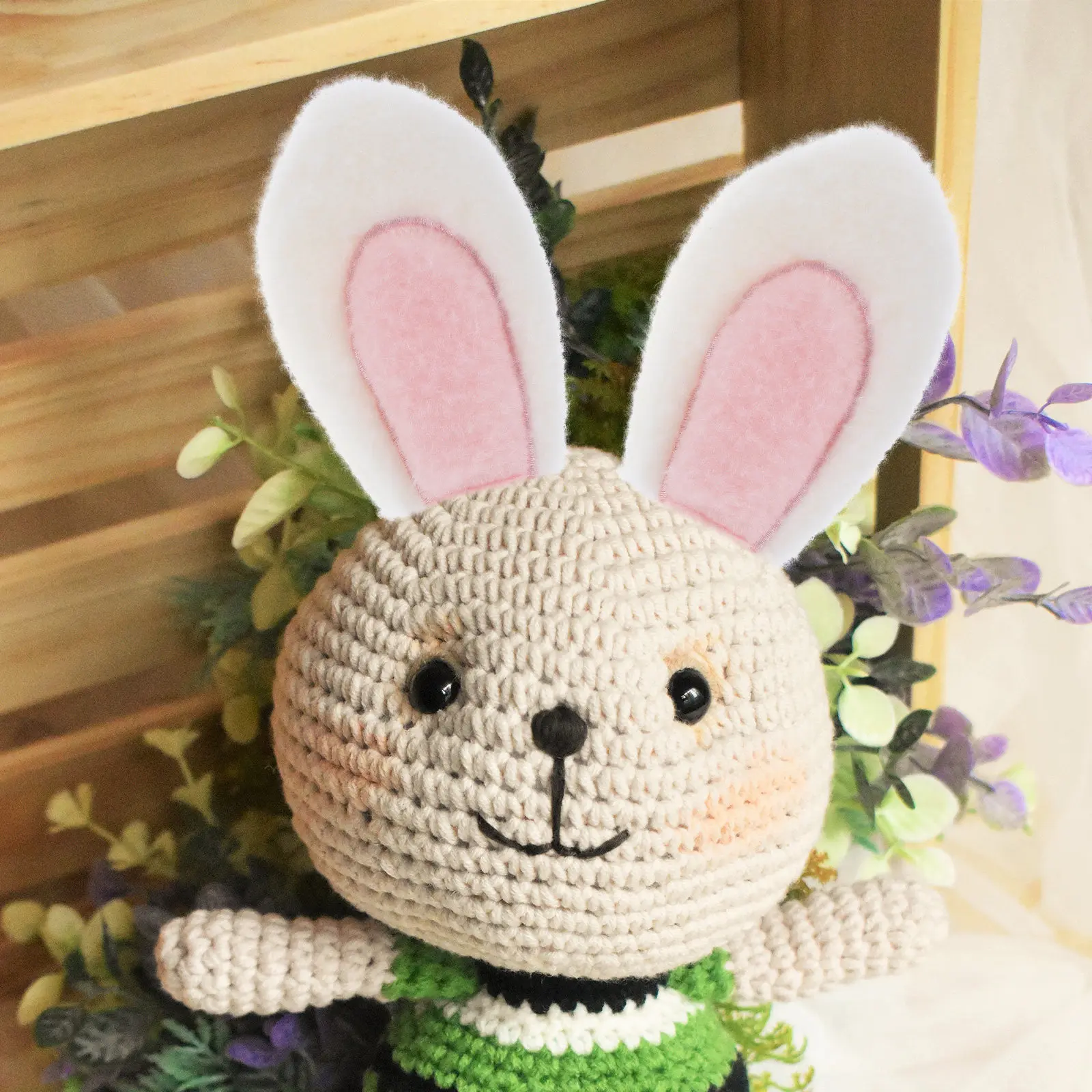 

10Pcs Bunny Ears Replacement Soft Animal Ears Accessories for Headbands Hair Clips DIY Craft Supplies for Kids