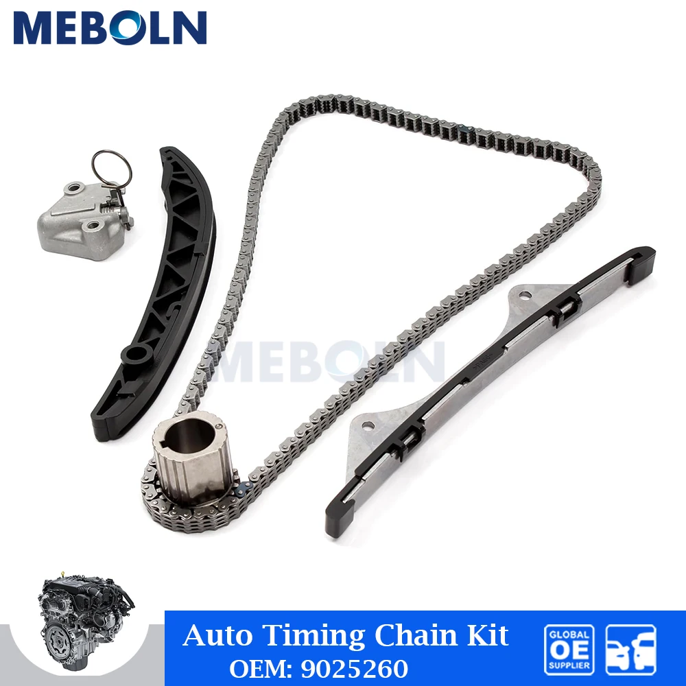 

Engine Timing Chain Kit For Chevrolet Sail Cruze Buick Excelle 2012-2018 1.5L Auto Car Accessories ‎OE 9025260 24101913 9025263