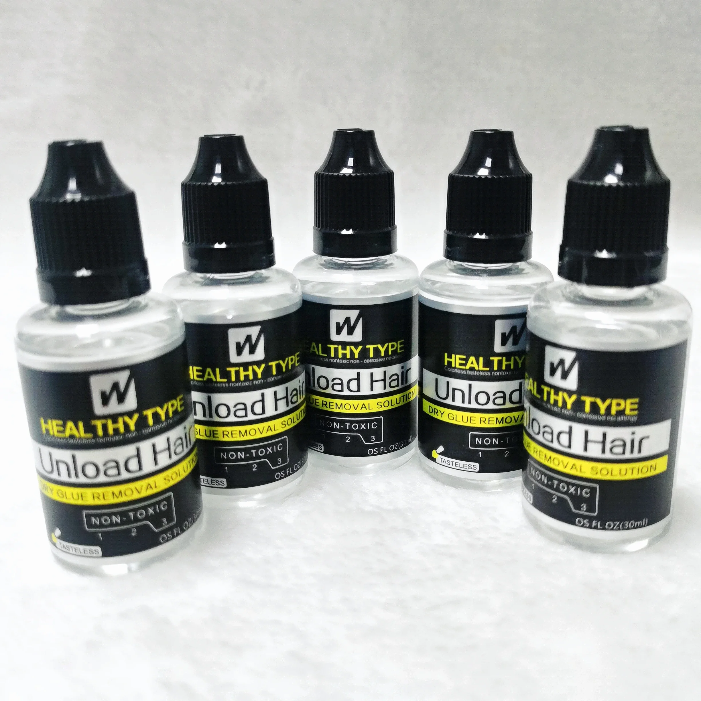 طقم شعر مستعار مزيل الغراء فائق التثبيت 30 مل مع شريط المشي المزيل، مجموعة مزيل الغراء فائقة التثبيت من الدانتيل المقاوم للماء