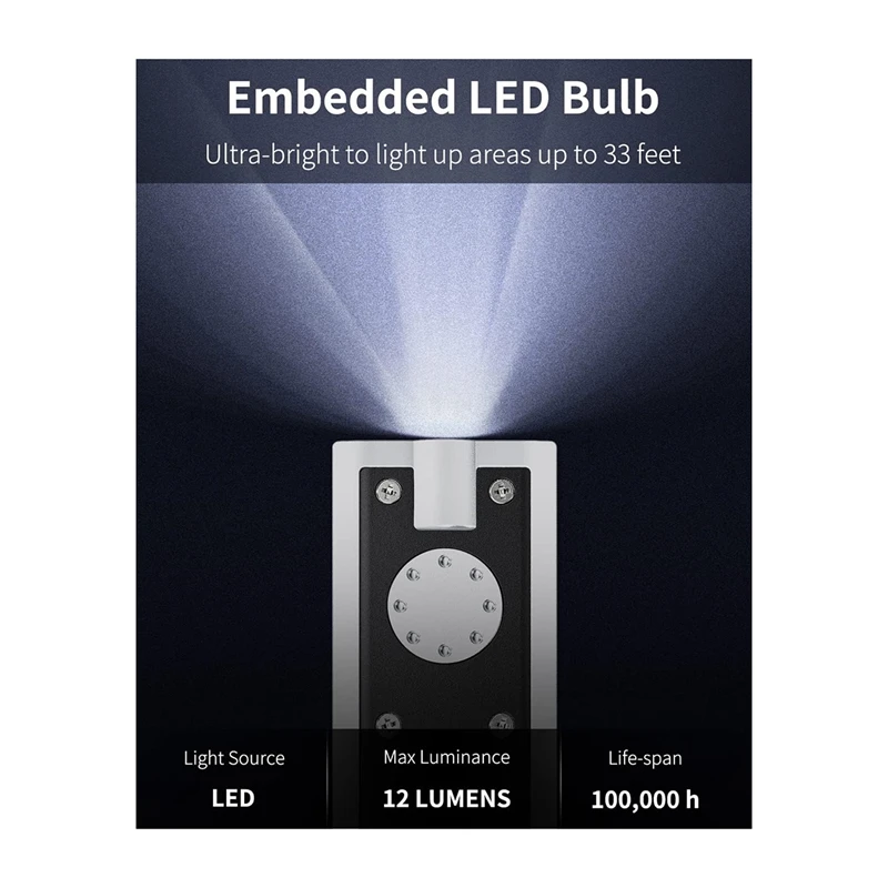 12 Lumen Draagbare Ultra Fel Licht Platte Zaklamp Voor Buiten Kamperen Wandelen Een 10 Pack