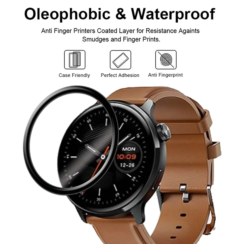 1/3/5pcs 3D Composite Protective Film For Mibro Watch Lite2 Watch Soft Clear Protective Film Full Screen Protector Not Glass