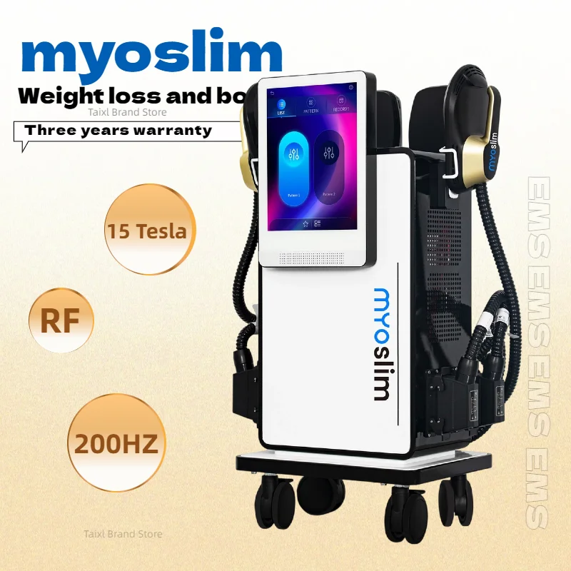 MYOslim 6500W EMS Body Sculpting Machine 200HZ Muscle Stimulation for Muscle Development Fat Burning And Weight Loss