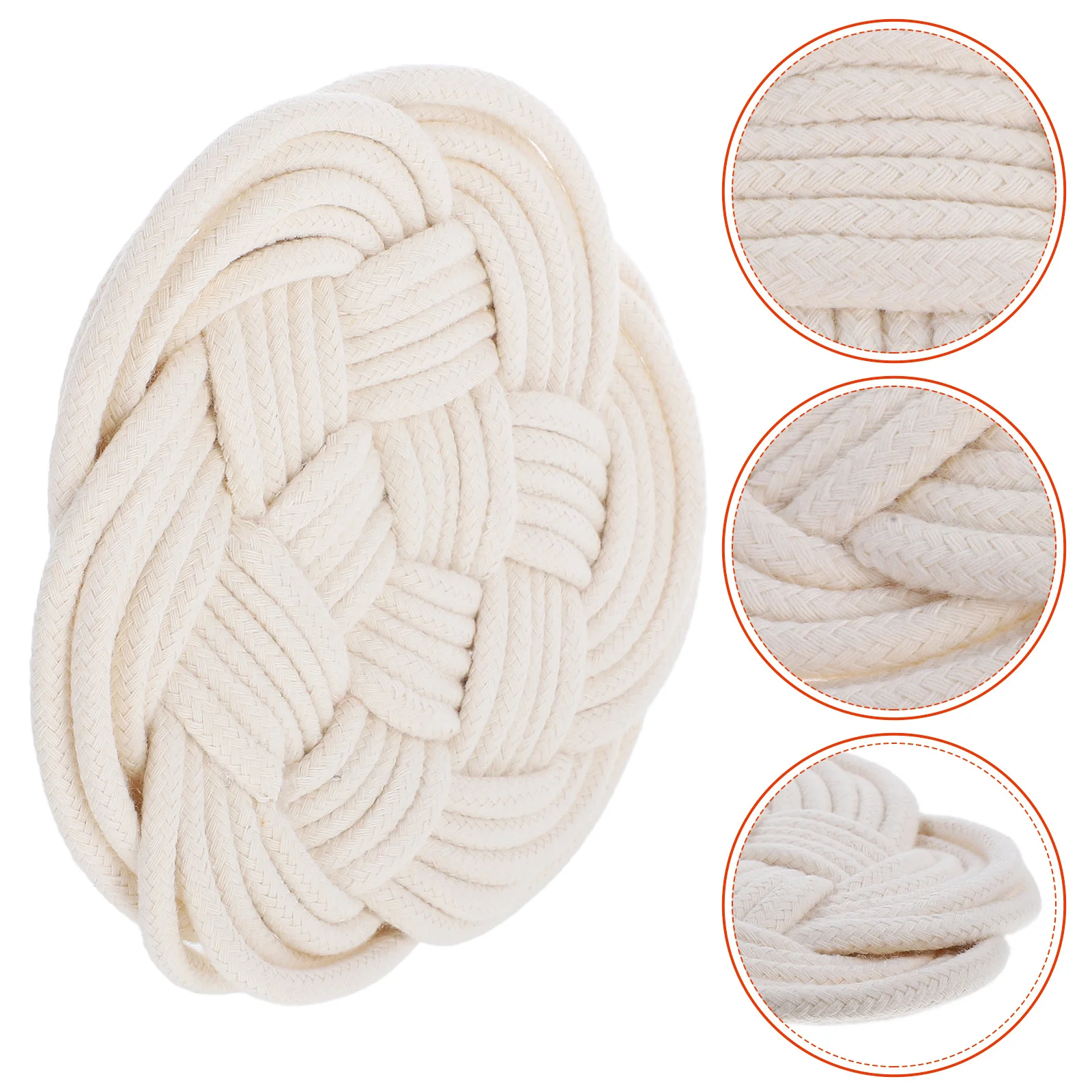 

Medium Size Woven Craft Tray Flax Cotton Thread Nail Display Holder for Nail Art Online Sales Supplies Woven Craft