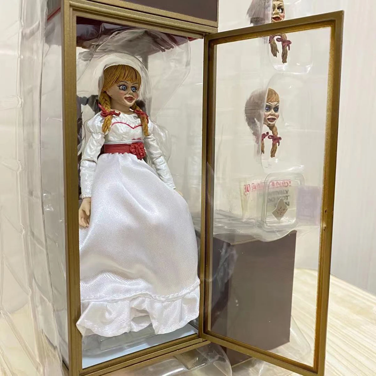 Original NECA Annabelle 3 Annabelle 7 inches Action Anime Figure Model Toys 18CM Scene Decoration Gift