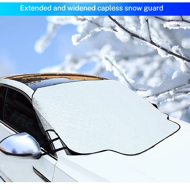 

Magnetic Car Winter Shield Front Windscreen Cover For Snow Ice Windproof Sunshade Frost Prevention Thickened Auto Coat