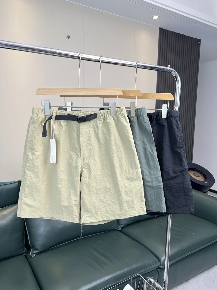 

Lightweight Breathable Casual orts Five-Piece Belted Workwear Summer Loose Fit Straight Leg Youthful Sle Comfortable orts