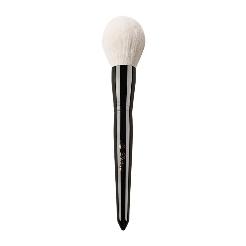 The Makeup Brushes Set Luxury Natural Long-Tip Goat Hair Black Cosmetic Kit Tools for Face Eye Powder Blush Highlight Shadow