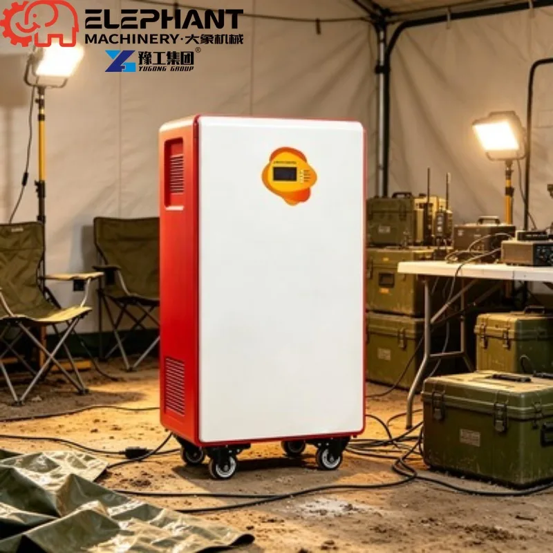 LiFePO4 Battery Pack 16KWh, Movable Off Grid Lithium Battery With LCD Display BMS RS485 RS232 CAN IP21 5 Years Warranty