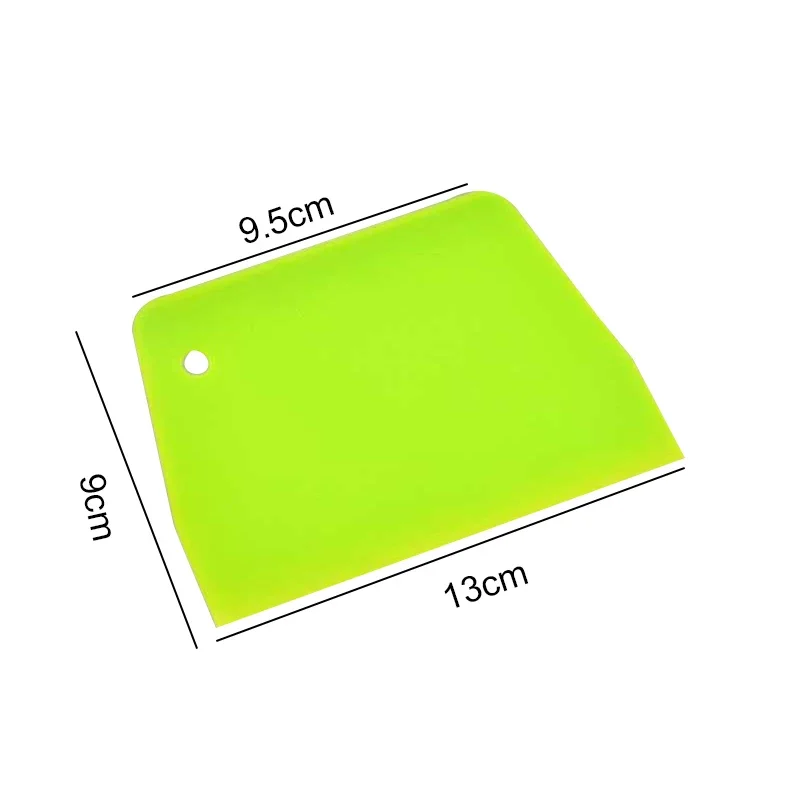 1Pcs Dough Scraper Set Plastic Dough Cutter Cake Cream Scraper Dough Cutting Knife Cake Spatula Cake Decorating Tool Baking Tool