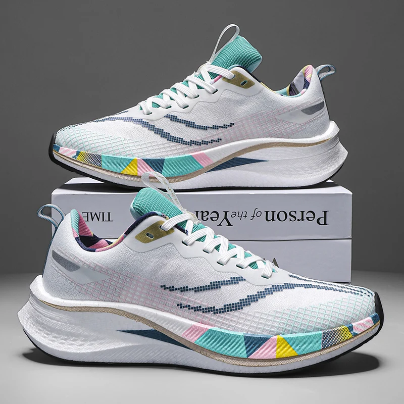

2025New Comfortable Casual【34-44Code】High-Quality Explosive Carbon Plate High-Quality Couple's Running Shoes with Friction Sound