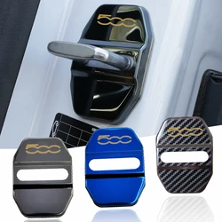 Cerradura eléctrica de acero inoxidable para puerta de coche, accesorio para fiat 500, 500l, 500x, 500e, abarth