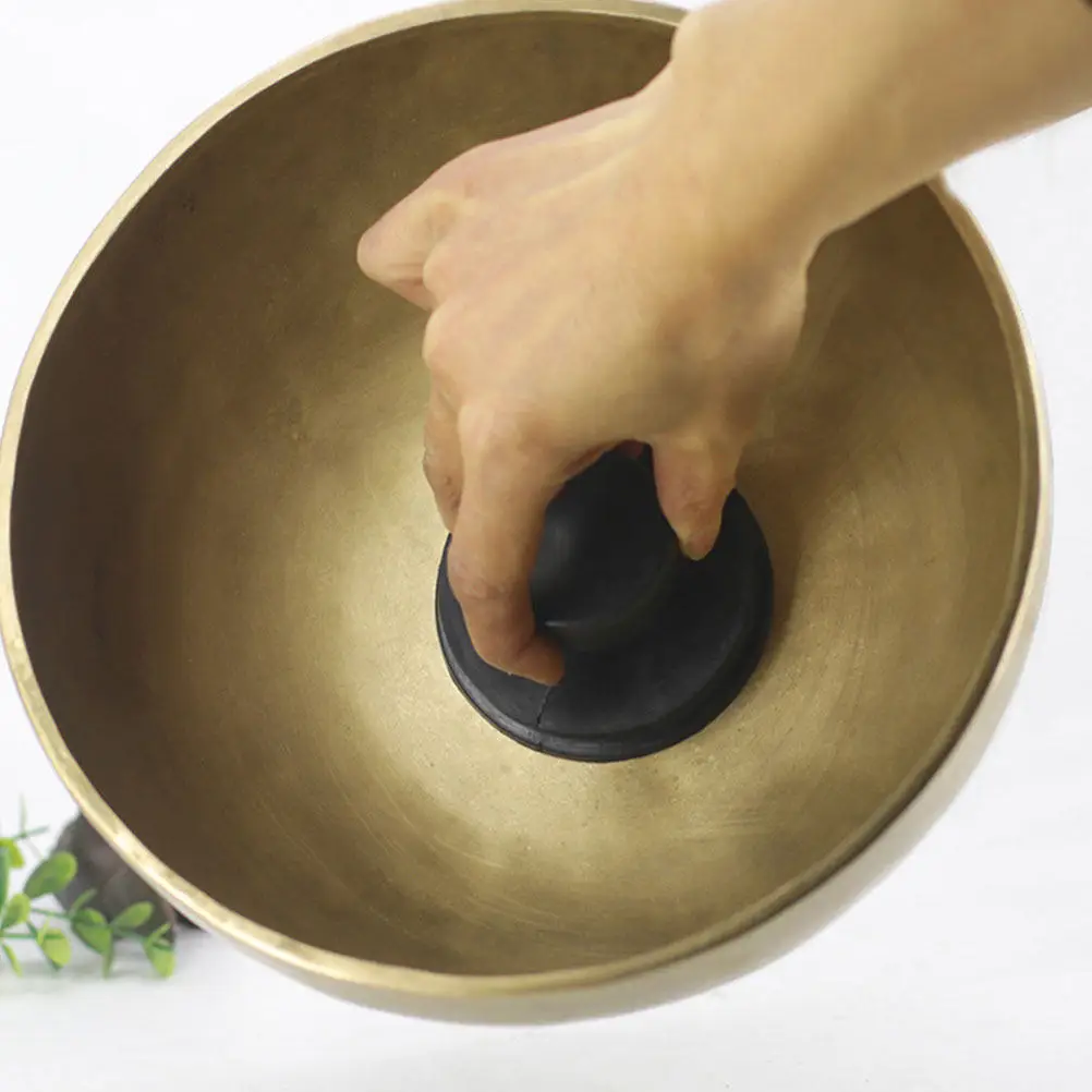 5Pcs Rubber Suction Handle Singing Bowl Lifter Strong Grip Non Deformable Portable Sound Bowl Lifting Tool Buddha Practice