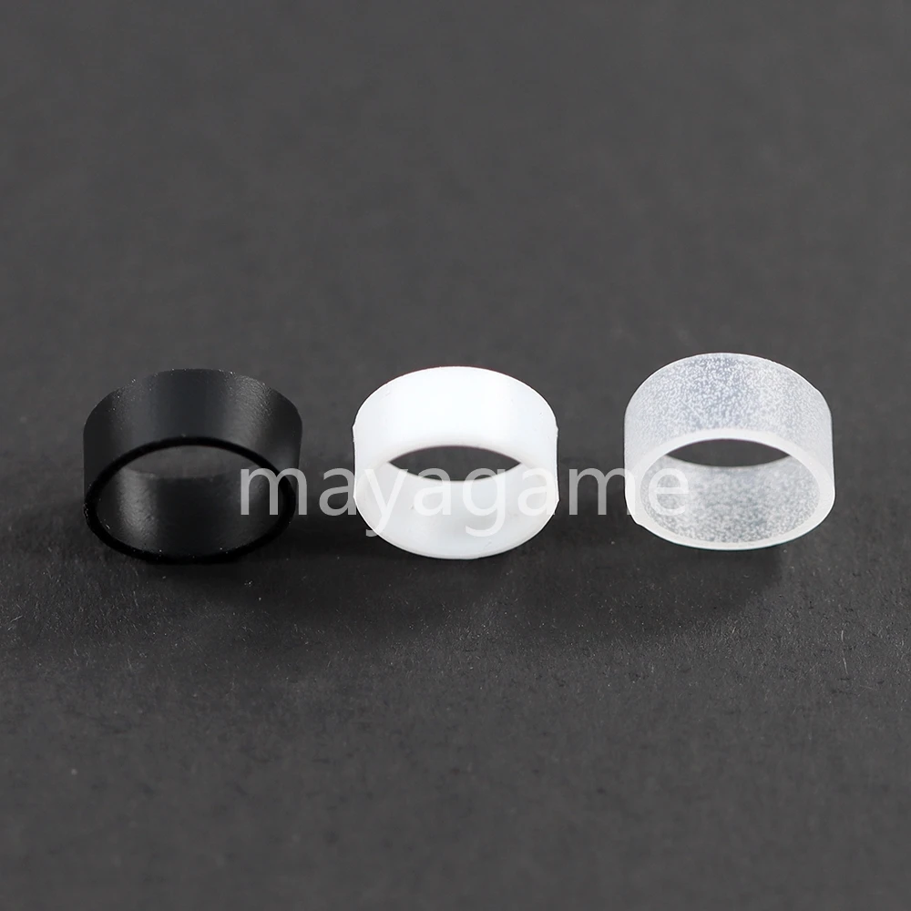 2 قطعة من واقيات حلقة حماية عصا التحكم المرنة من السيليكون لجهاز PS5 تقلل الضوضاء ملحقًا غير مرئيًا