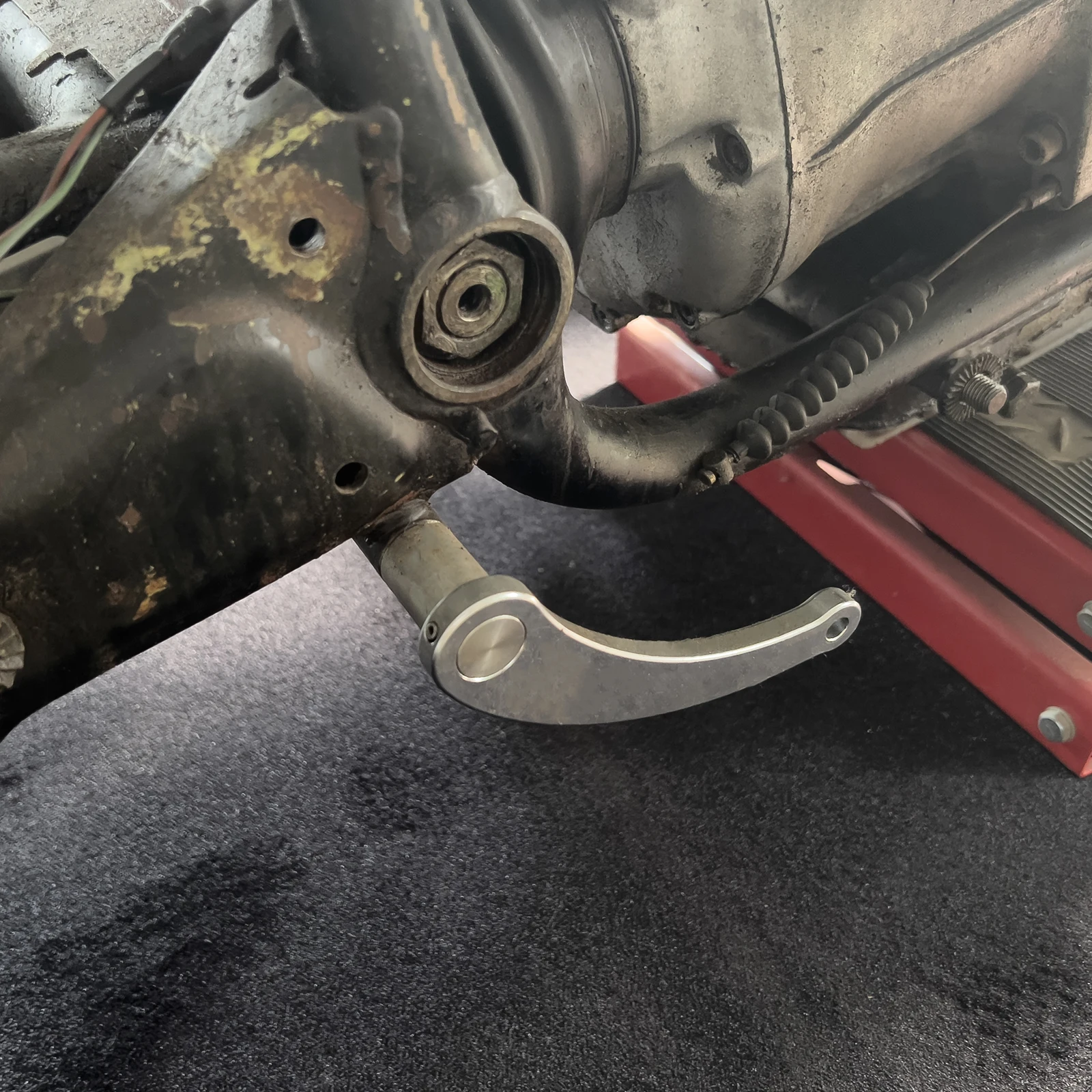 Cafe Racer R Serie For BMW R65 R60 R75 R90 R100 Foot Peg Rest Mount Bracket Vintage Motorcycle Part Footrest Rearset Shift Lever