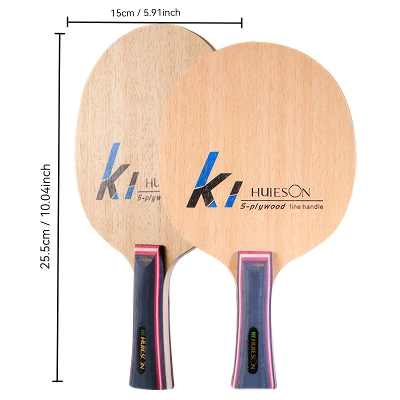 Table Tennis Racket Baseplate, Beginner's Solid Wood Racket Baseplate, Fast Attack Loop Racket Baseplate 413**63.I' - view 2