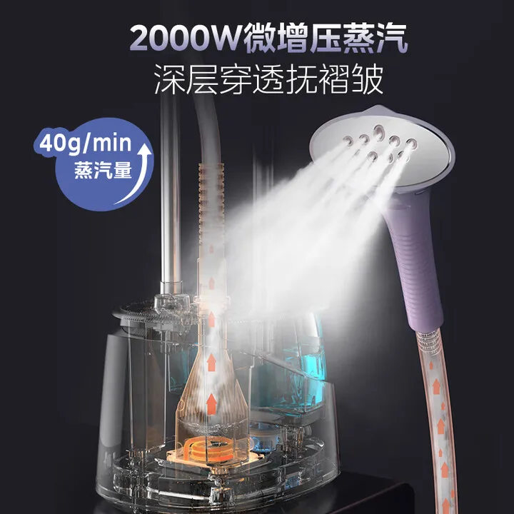 مكواة بخار للملابس من ميديا - مكواة عمودية منزلية / مكواة بخار صغيرة محمولة باليد / مكواة مسطحة تجارية لمتاجر الملابس #4