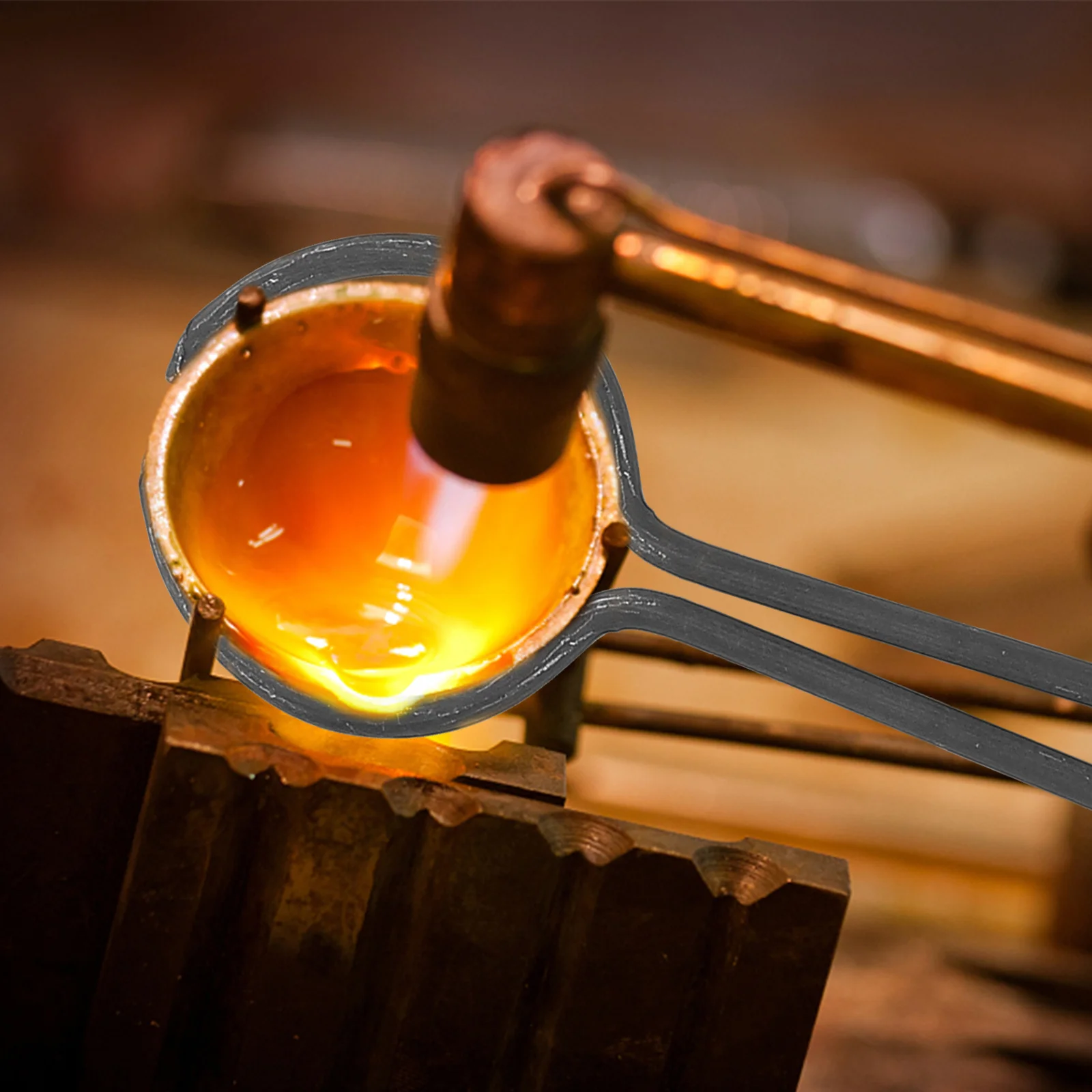 

Crucible Tongs Long Clamp Foundry Tool For Melting Furnace Casting Plier Gold Test Kit Smelting Tong Circle Clamp Lab