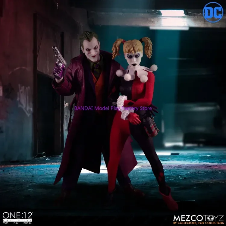 

In Stock Original Mezco ONE:12 Batman Arkham Harley Quinn Character Model Toy Gift Collection