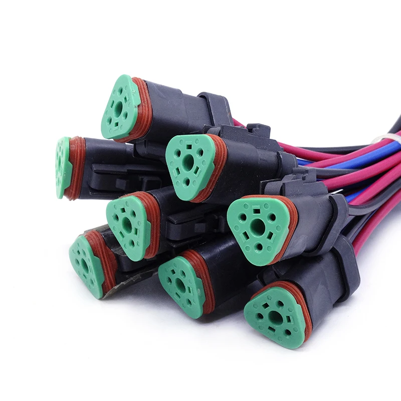 

throttle motor plug 3-wire Excavator Electric Parts for PC-7
