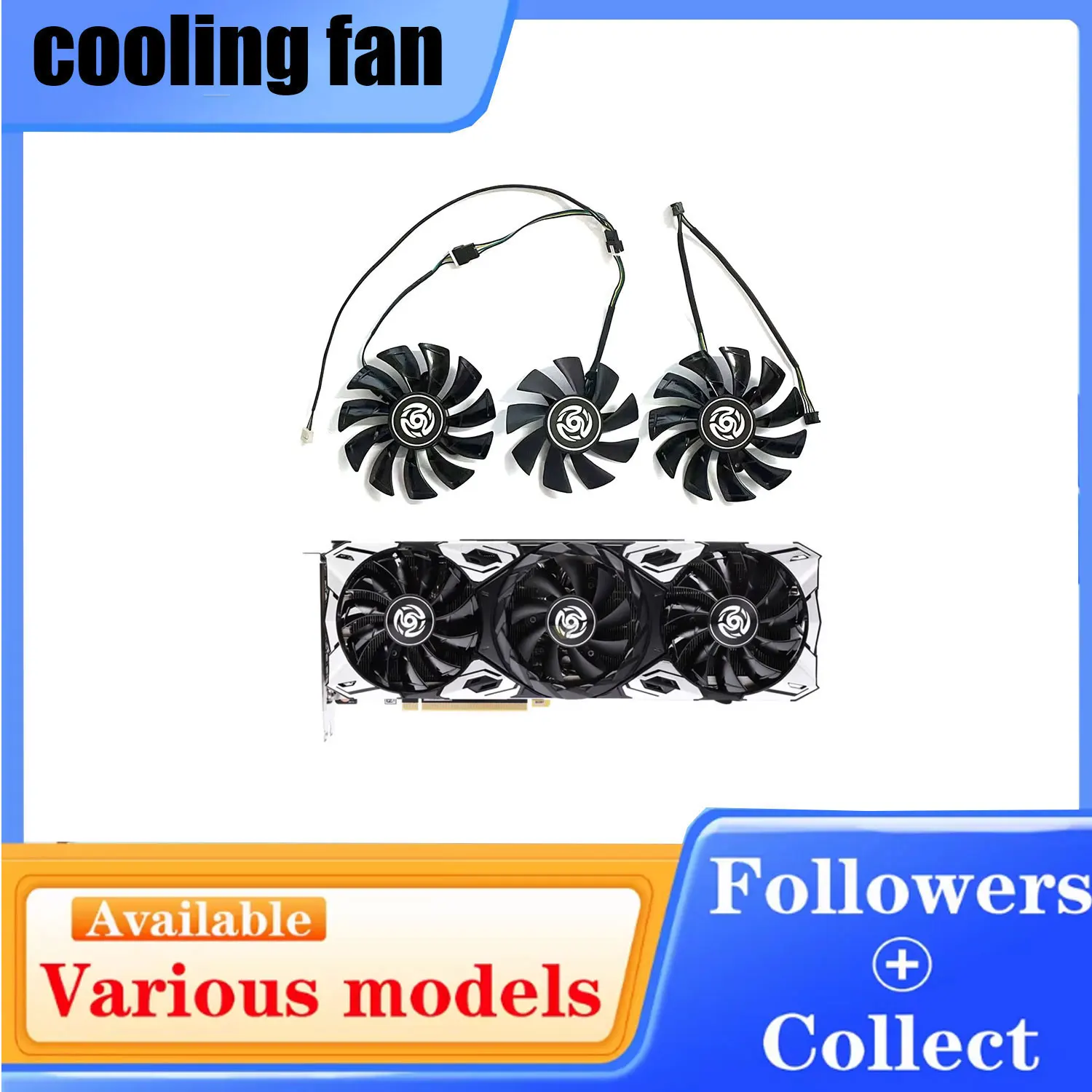 85MM 75MM 4PIN GA92S2U GA82S2U GPU Fan Suitable for ZOTAC GeForce RTX3060 3060ti 3070 3070ti 3080 3080ti 3090 Apocalypse OC