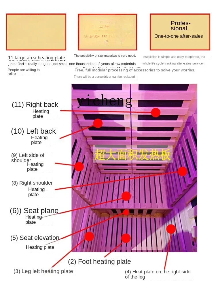 

1 Light Wave Room Sunshine House Far Infrared Spectrum Energy House Sweat Steaming