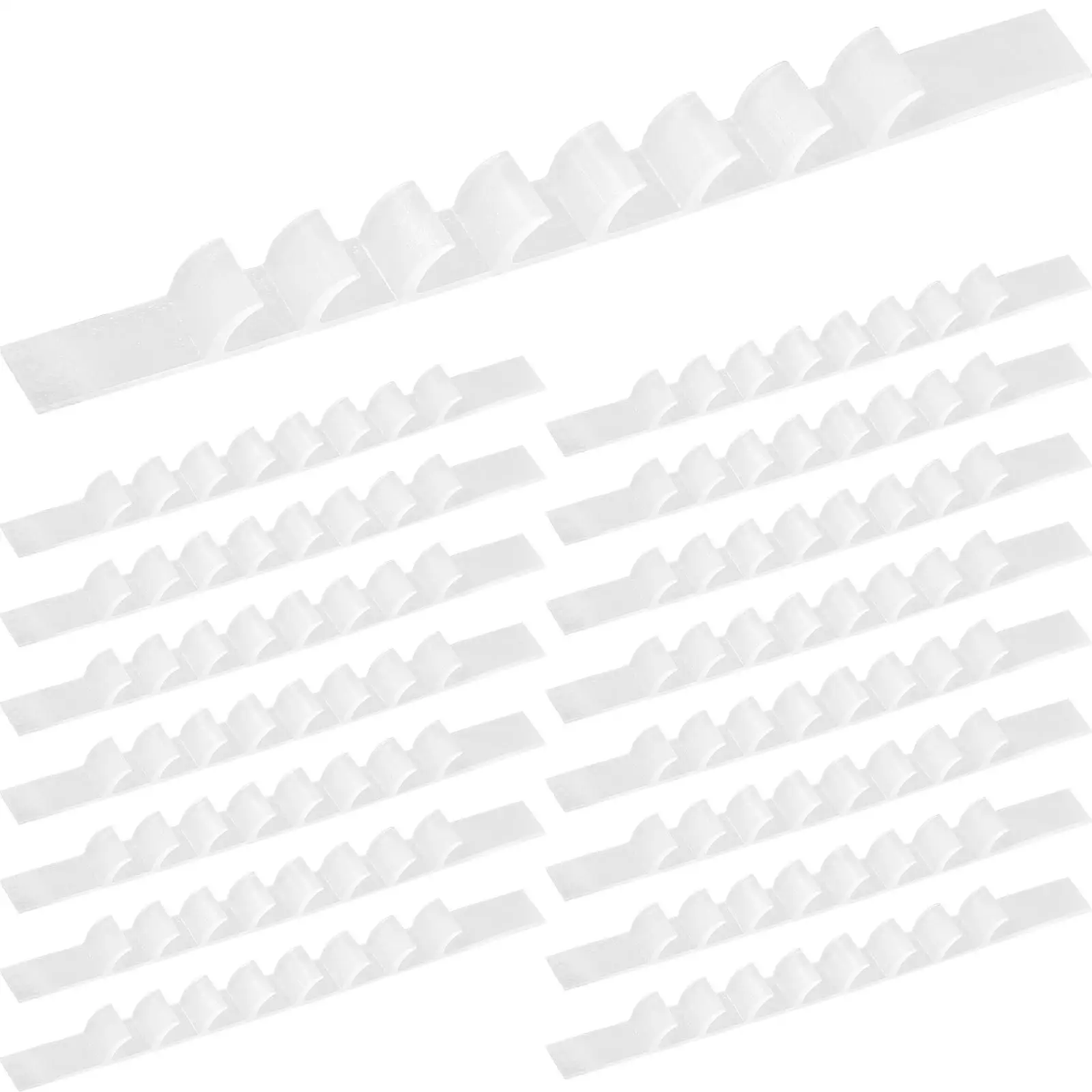 

50 Pcs Non-slip Hanger Clothes Hangers Grips Adhesive Home Storage Hooks Universal