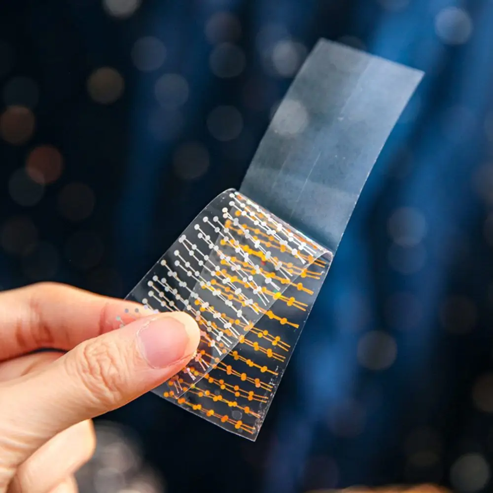 Nastro PET Multifunzionale Scintillante, Nastro Decorativo Impermeabile per Diari, Materiale per Collage e Sfondi