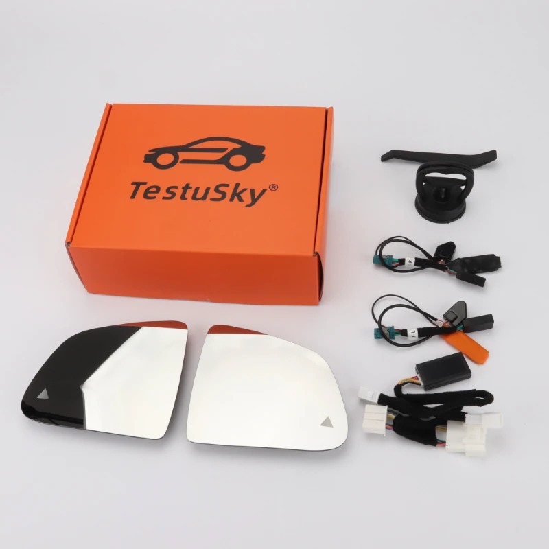 New Style Rearview Mirror with Blind Spot Monitoring BSD System for Tesla Model 3 Y New Y Juniper 3 Highland Lane Change Assist
